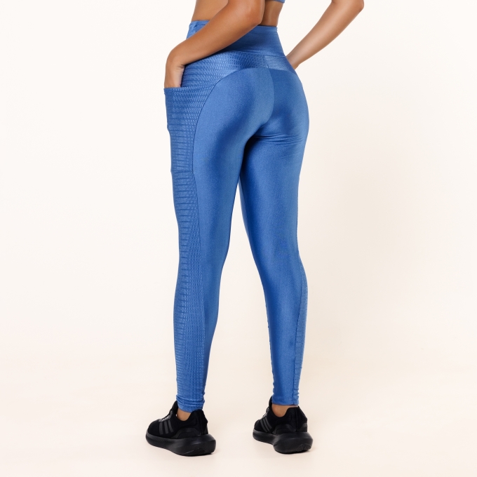 Legging Textura Bolso