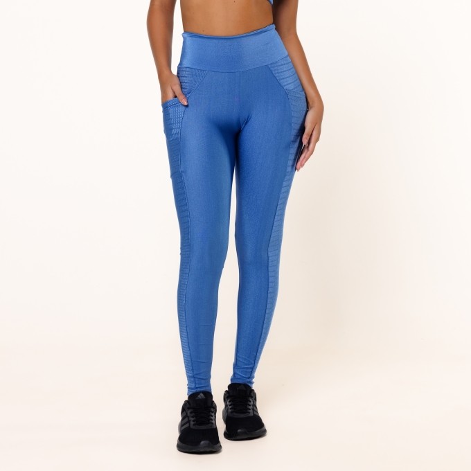 Legging Textura Bolso